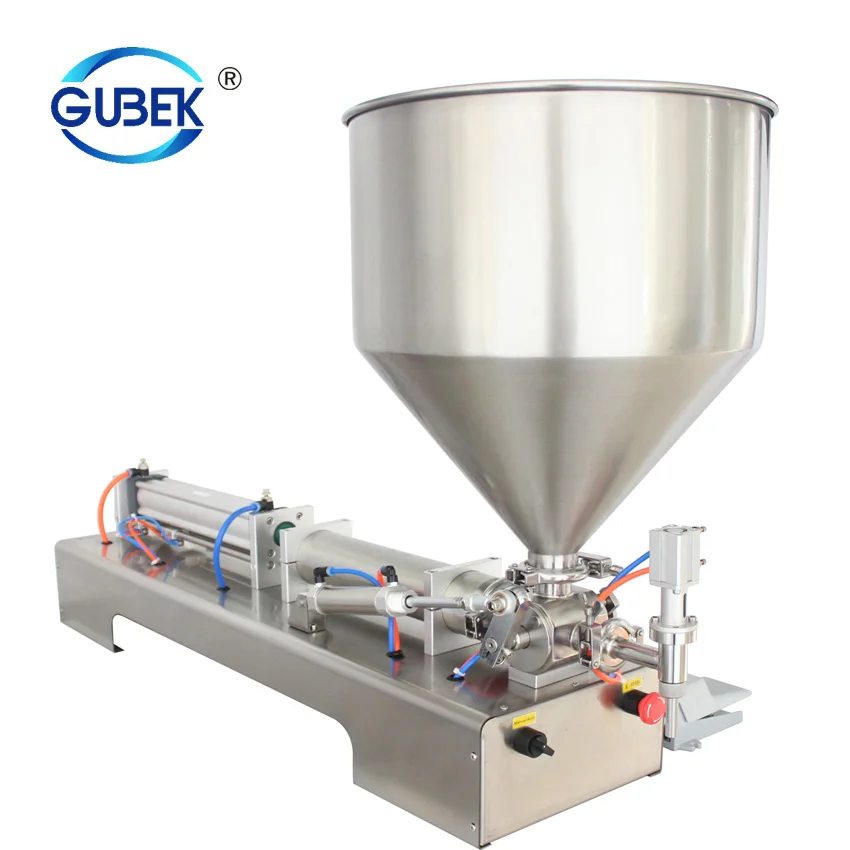 Pneumatic Tomato Paste And Liquid Filling Machines 500-5000ml