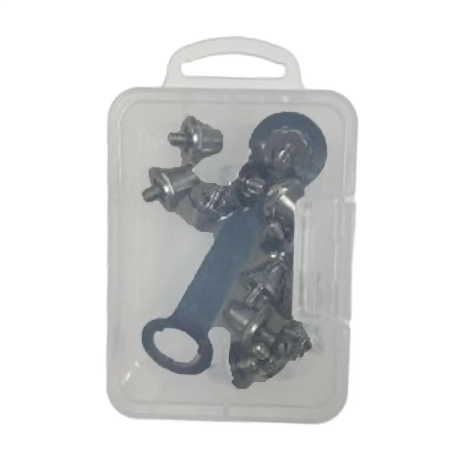 

12x Football Shoe Spikes Portable with Storage Box Metal Turf Stable Universal Track and Field Professional Soccer Studs