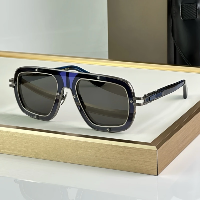 DTS427 RAKETO Luxury Designer Vintage Acetate Alloy Retro Female Sunglasses For Women Outdoor Eyewear Shades