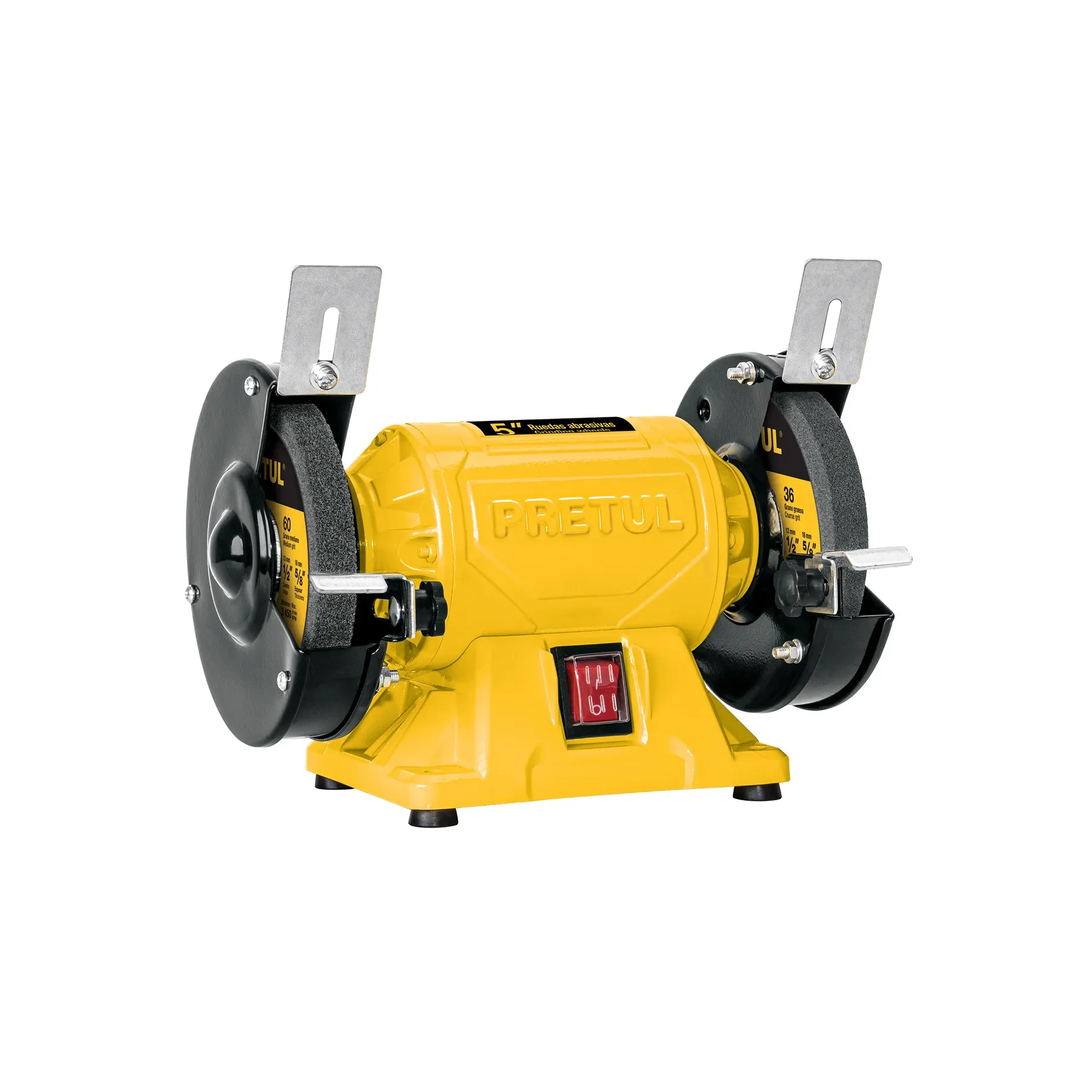 

BOX 1 1/6 HP (120 W) 5' Bench Grinder, PRETUL