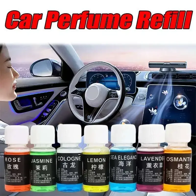 Car Perfume Refill Liquid Essential Oil Air Freshener Replenishment For Auto Natural Plant Aroma Diffuser Fragrance Humidifier