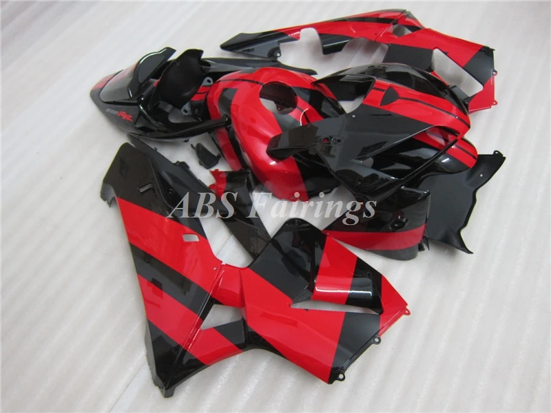 Kit de carenados de Motor completo ABS, carrocería personalizada en rojo y negro, para HONDA CBR600RR F5 2005 2006 05 06, 4 regalos