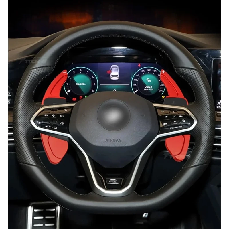 

Для Volkswagen VW Golf 6 MK6 Scirocco Sagitar Magotan Seat Skoda автомобильные рулевые колеса переключения передач алюминиевые лепестки переключения передач