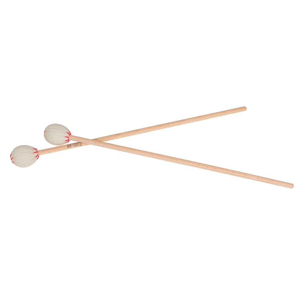 

2 Pcs Maple Drumsticks Mallet Percussion Mallets Soft Accessory Hammer Accessories for
