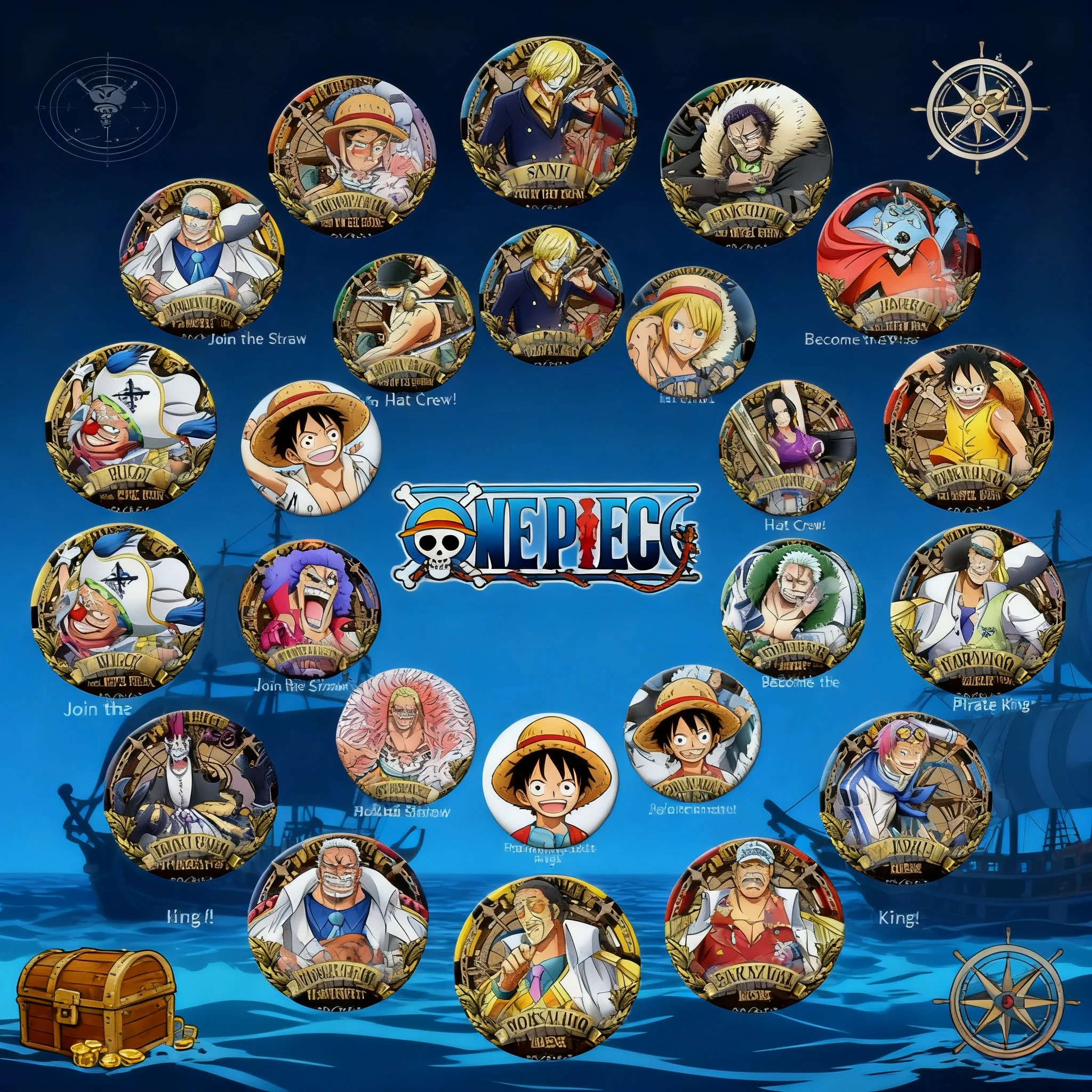 

Аниме-значок One Piece: Эйс, Луффи, Зоро, Крокодил. Аниме-пин, брошь, коллекционные товары по аниме One Piece, подарок для фанатов, аксессуар для косплея.
