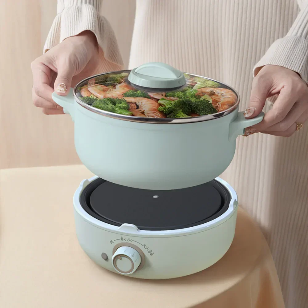 وعاء تسخين كهربائي من النوع المنفصل بسعة كبيرة، مقلاة غير لاصقة لطلاب المهجع، وعاء طبخ المعكرونة الكهربائية