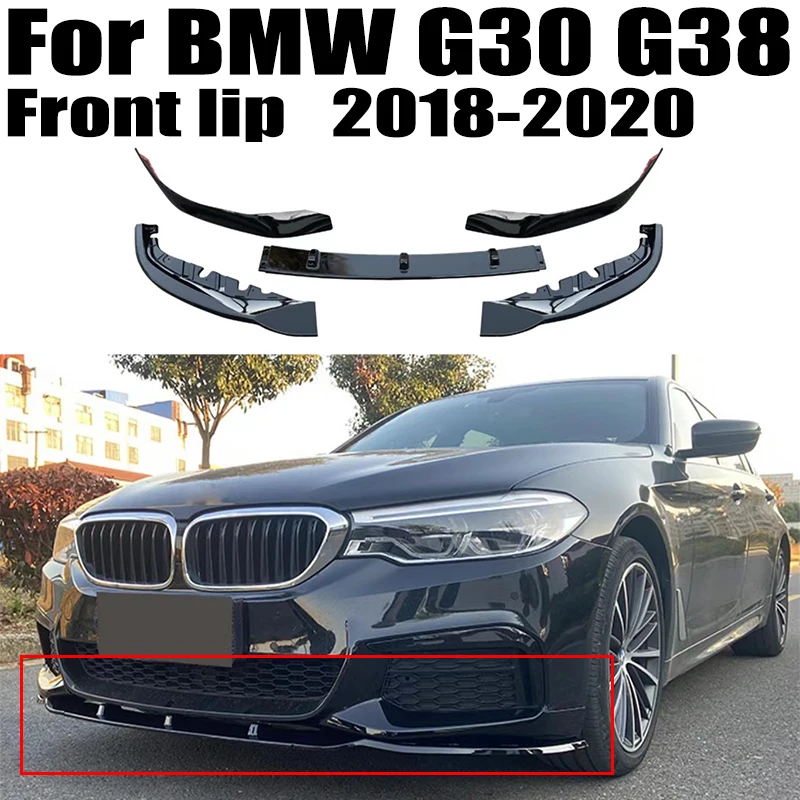 

Передняя губа для BMW 5 серии G30 G38 2018-2020, передний бампер, губа, сплиттер, диффузор, КОМПЛЕКТЫ КУЗОВОВ, спойлер, защита Бампера