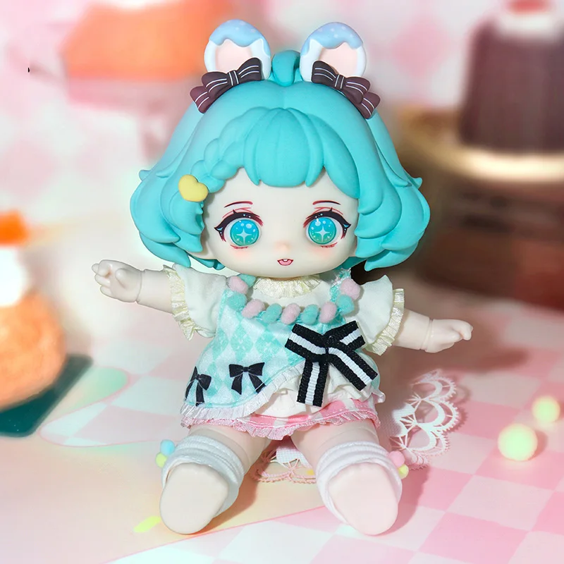 New Hani Sweet Afternoon Tea Second Series Bjd Blind Box Kawaii Action Figure Toys Collectible Model Doll Birthday Gifts