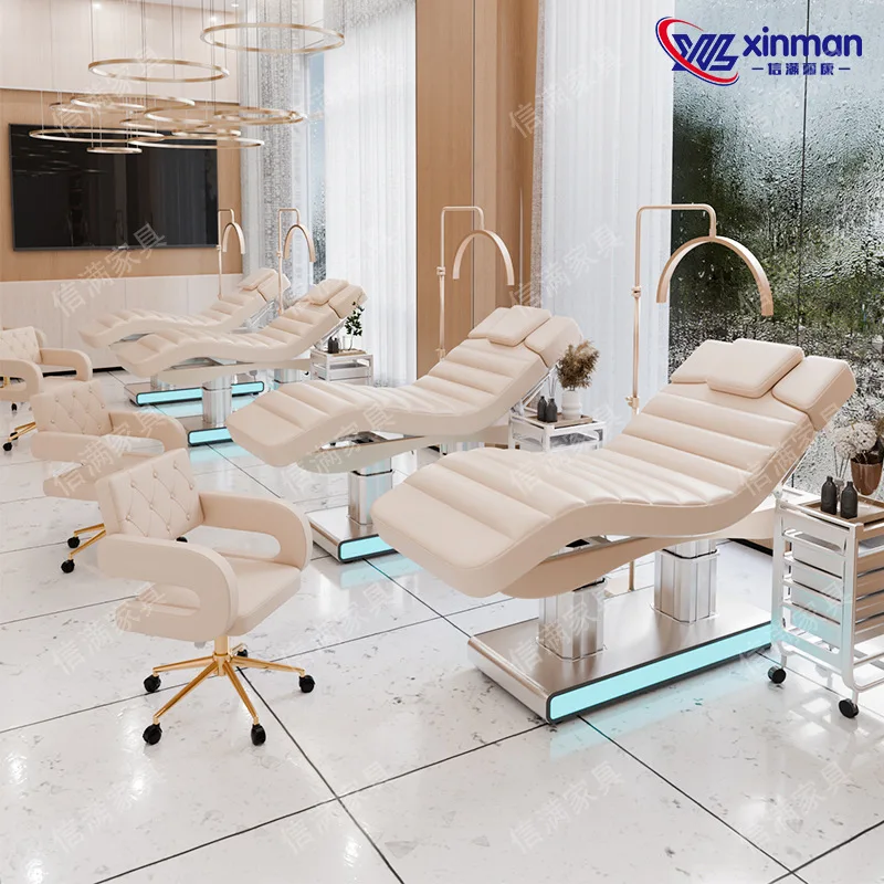 

Многофункциональная электрическая косметологическая кушетка для салонов красоты, спа-салонов, массажа, медицинских процедур, инъекций и лифтинга