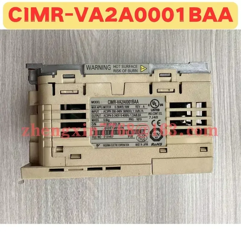 Used Frequency Converter CIMR-VA2A0001BAA CIMR VA2A0001BAA Normal Function Tested OK