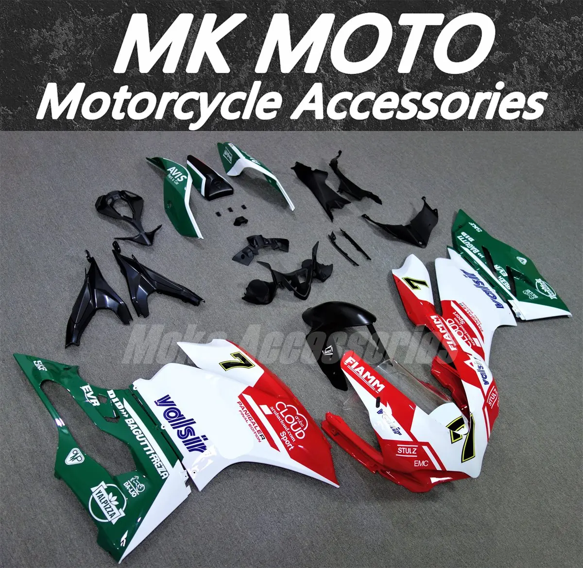 

New Fairings Kit Fit For 959 1299 Panigale 2015 2016 2017 2018 Bodywork Set 15 16 17 18 Injection Red White Green