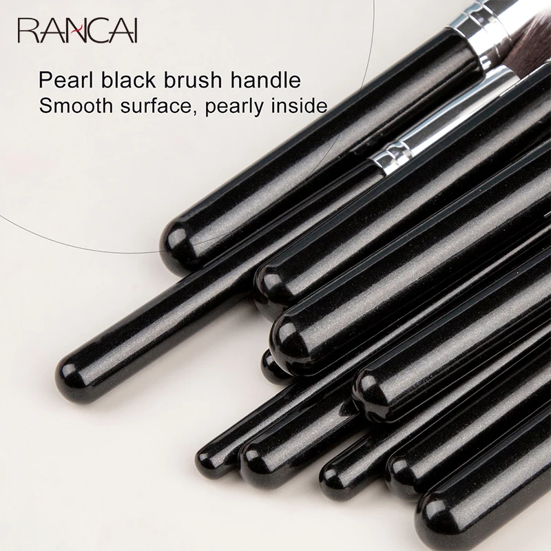 RANCAI Makeup Brush More Kabuki Foundation Brush for Liquid Cream Powder Contour Buffing Blending Concealer Face Cosmetic Brush