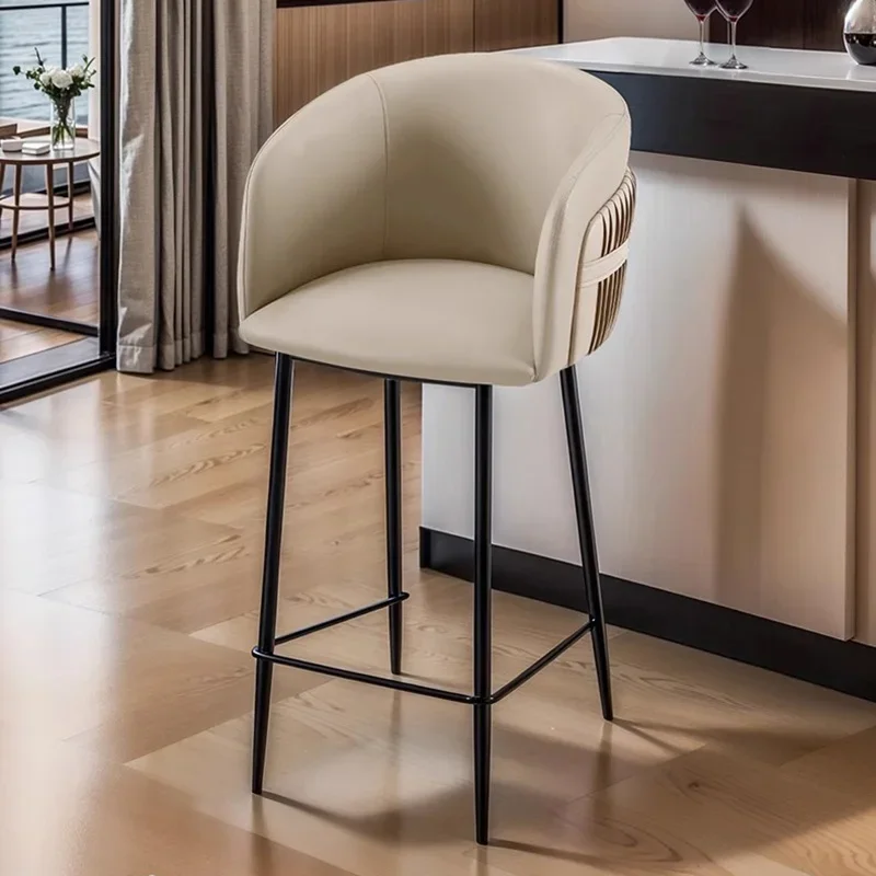 Luxury and comfortable bar stools restaurant designer computer aesthetic chair Nordic bedroom lounge suite furniture