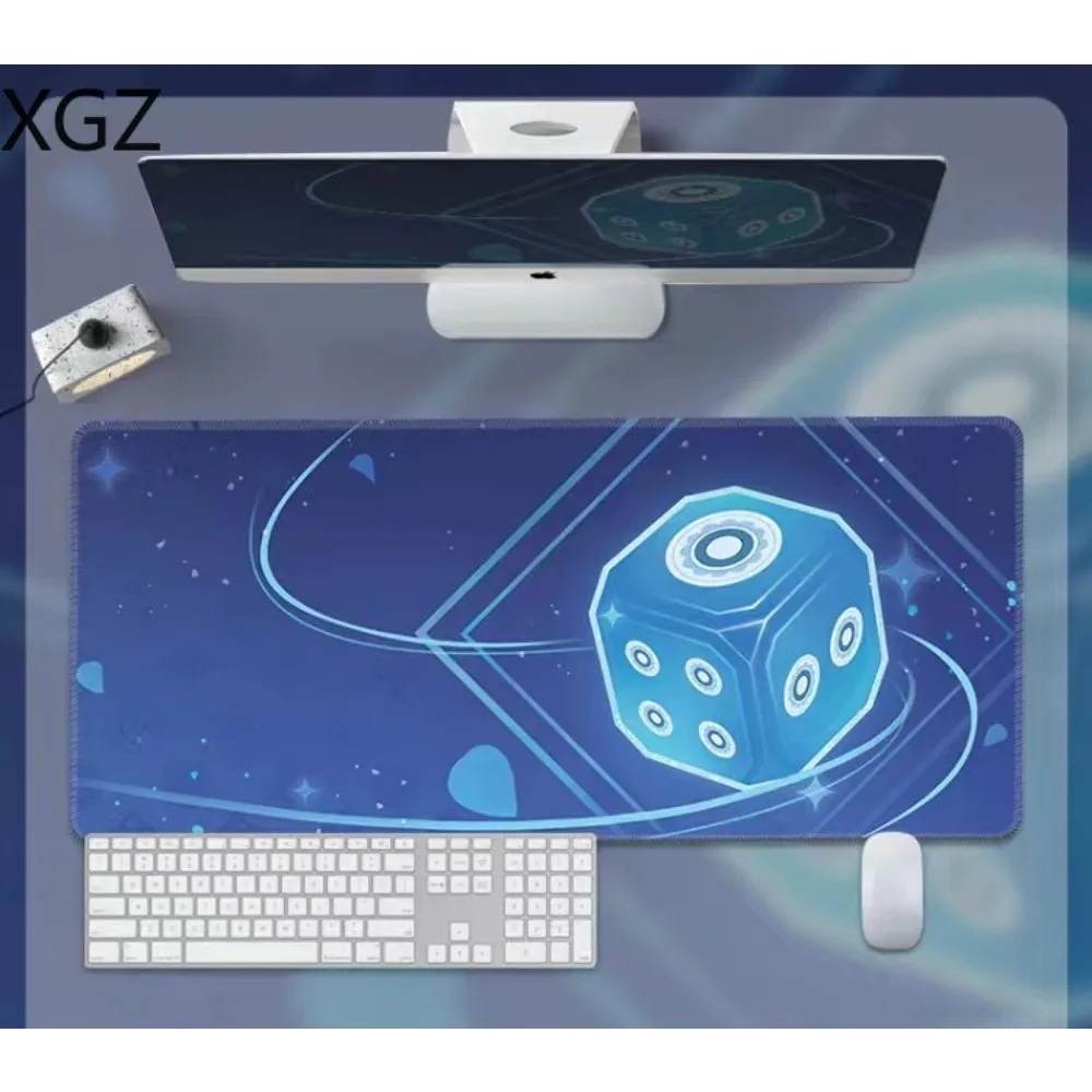 Genshin Pattern Game Mouse Pad Extra Large Mandrill Ganyu Walnut Two-dimensional Computer Keyboard E-Sports Desk Mat