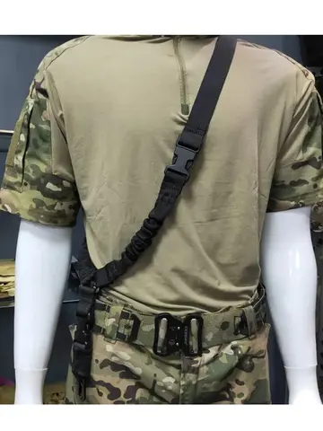1PC Shot Gun Belt Hunting Accessories Gear Single Point Gun Sling Shoulder Strap Rifle Rope Belt with Metal Buckle