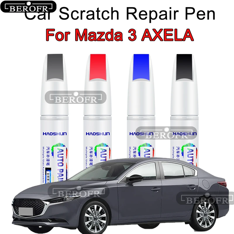 Para Mazda 3 Axela bolígrafo de pintura blanco nacarado alma rojo platino acero gris para Mazda 3