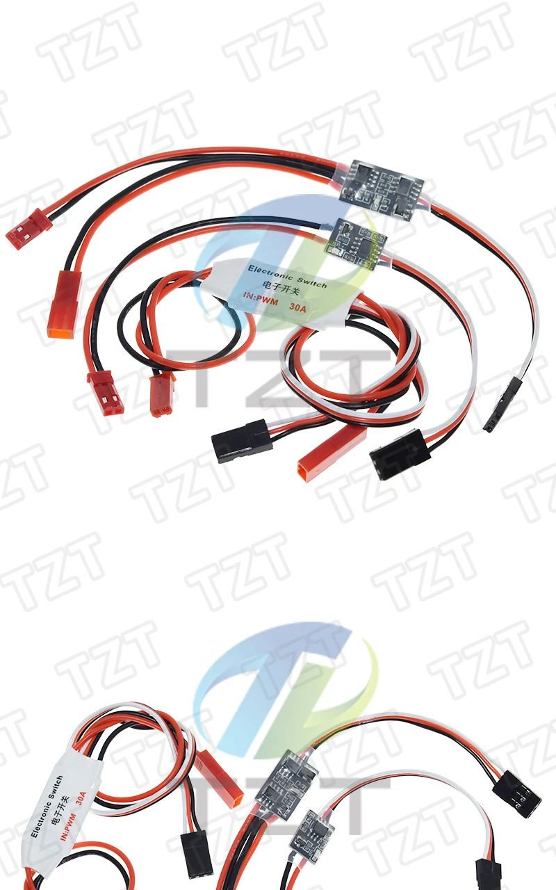 2-20A Hochstrom-Fernbedienungs-Elektronikschalter 3-30V für Luftfahrtmodelle, Pflanzenschutz, RC-Drohnen, Wasserpumpen, PWM-Signalsteuerung – Detail 4