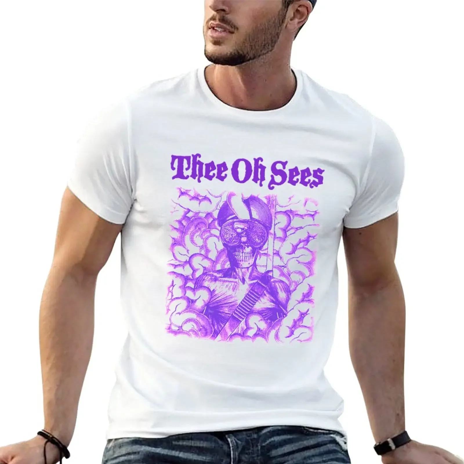 New Thee Oh Sees Carrion Crawler The Dream Gifts T-Shirt plus size t shirts Blouse T-shirt short mens cotton t shirts