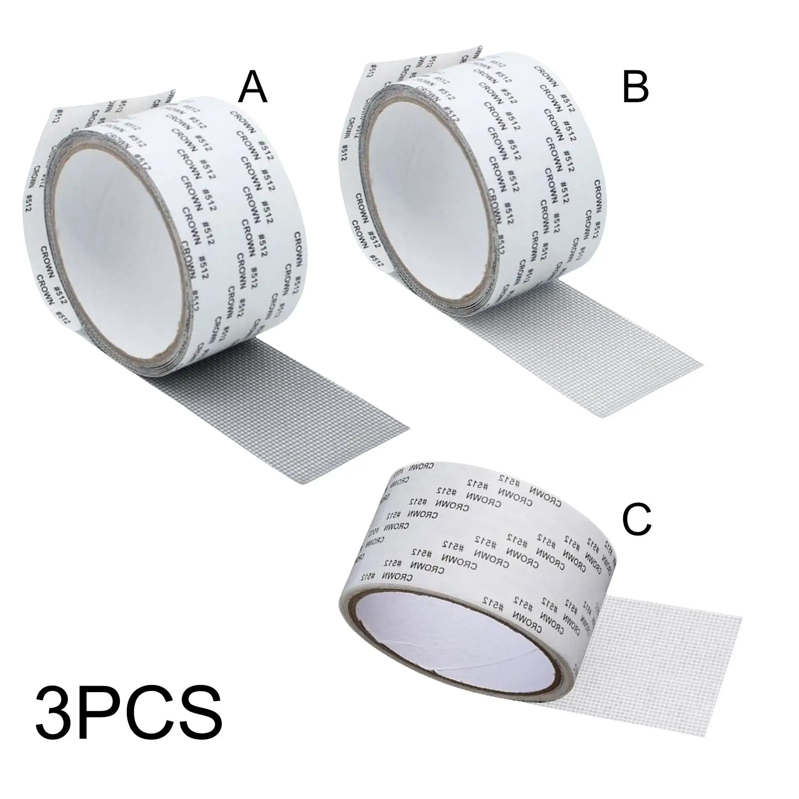 

Set of 3 Screen Repair Tape Window Screen Repair Patch and RV