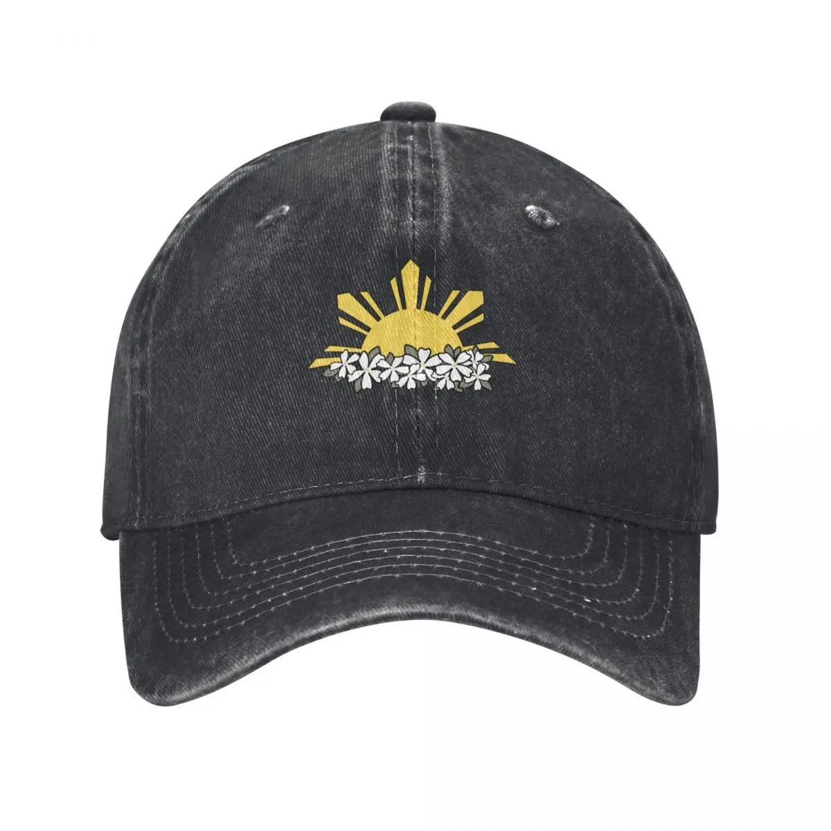 Filipino Sampaguita Design Baseball Cap Sports Cap Thermal Visor Mens Caps Women's