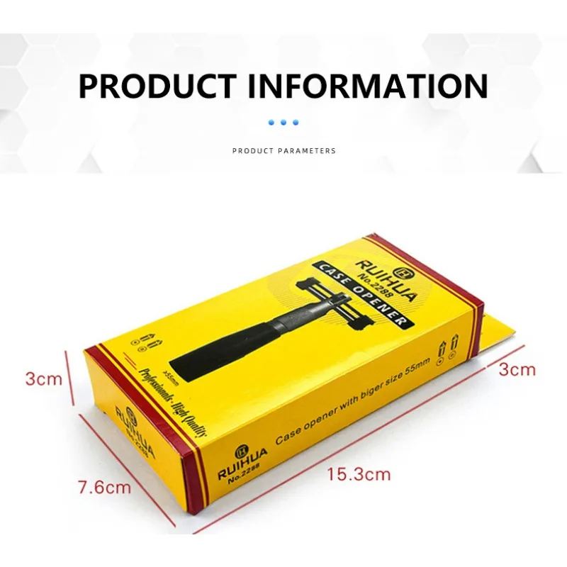 Watch repair tool, two-jaw meter opener, back cover opener T-shaped for 2288 two-jaw rotary meter opener