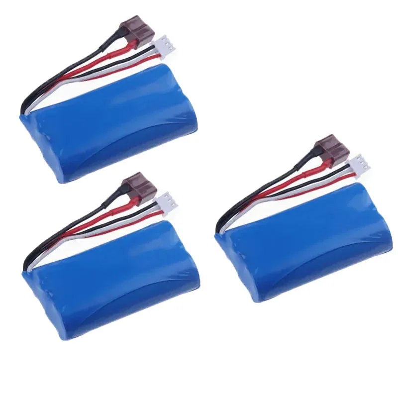 7.4 فولت 3500 مللي أمبير 2S 18650 بطارية ليثيوم أيون T التوصيل والشاحن ل SCY-16102PRO SCY-16101PRO SCY-16103PRO SCY-16201PRO R/C قطع غيار السيارات