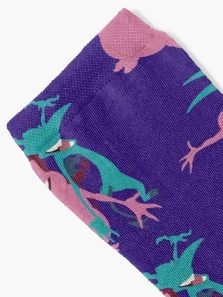 Minimalist Pain and Panic Socks Christmas Rugby with print cycling Socks For Women Men's