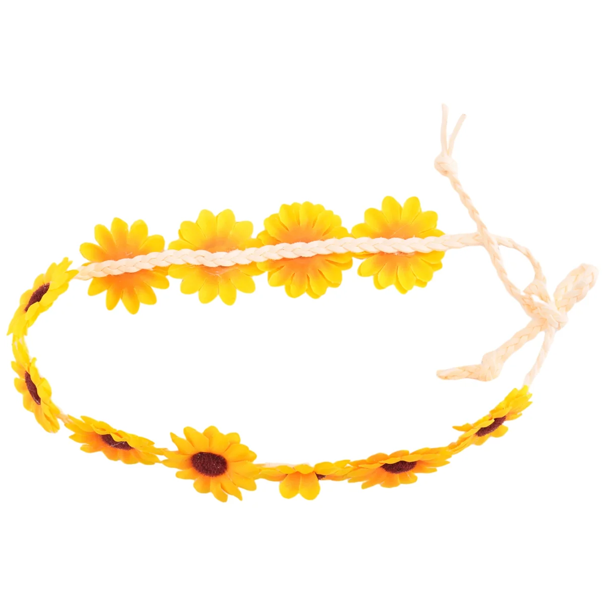 Floral Autumn Sunflower Crown Hair Accessories Bridal Tiara Holiday Hair with Sunflower Hair AccessoriesJAS