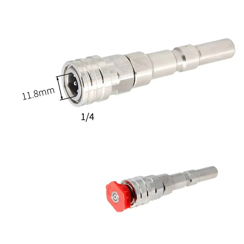 A26F-محول غسالة الضغط العالي R لـ Nilfisk KEW ALTO WAP CALM إلى 1/4 "الاتصال السريع مع فوهات الرش #3