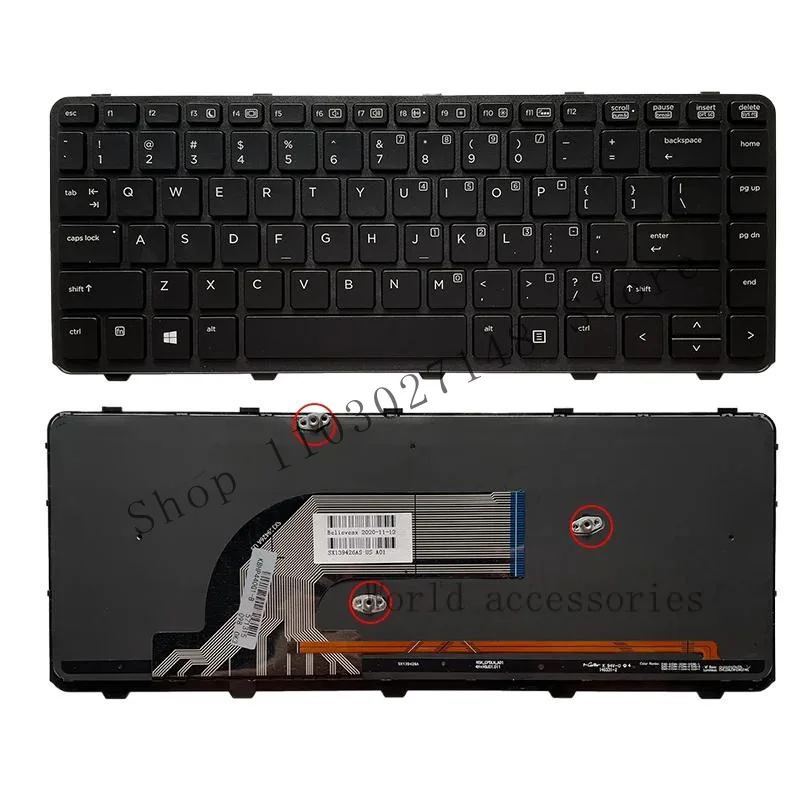 WYORESY US New FOR HP ProBook 440 G1/640 G1/645 G1/445 G1/445 G2/430 G2/440 G2 Backlight767476-001