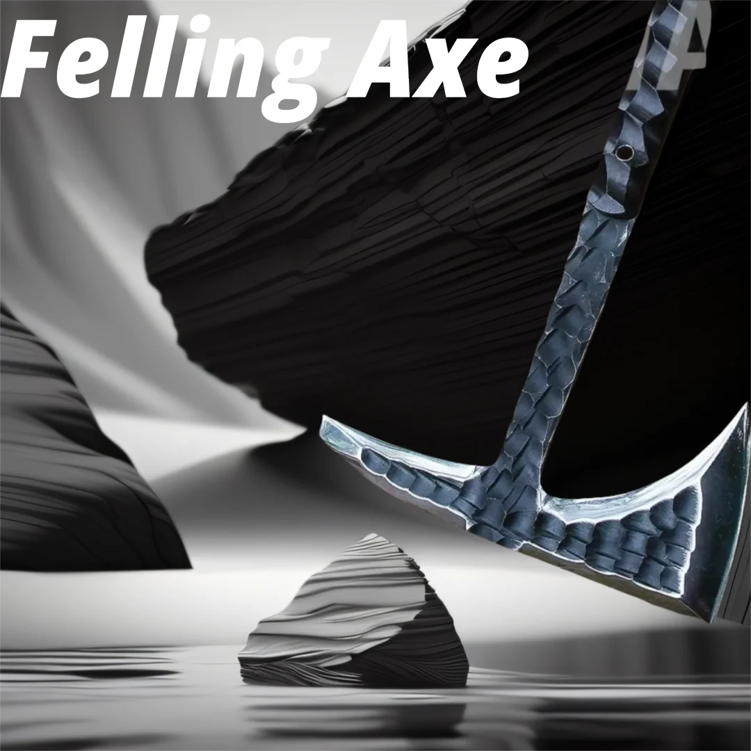 Heavy-Duty Tactical Forged Axe - Camping Essential for Wood Chopping, Bush Clearing, Survival & Self-Defense