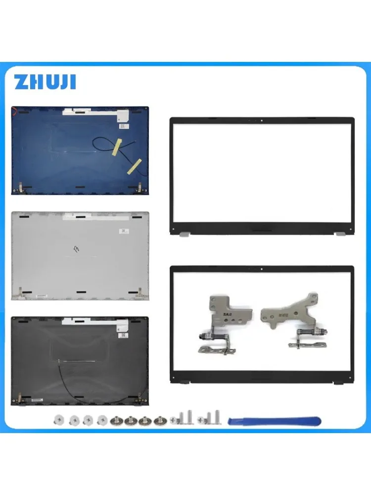 Nowa obudowa tylna ekranu LCD, pokrywa ekranu, górna obudowa, ramka przednia, zawiasy do laptopa VivoBook X515 X515E X515M X515J X515JA — zdjęcie produktu 7
