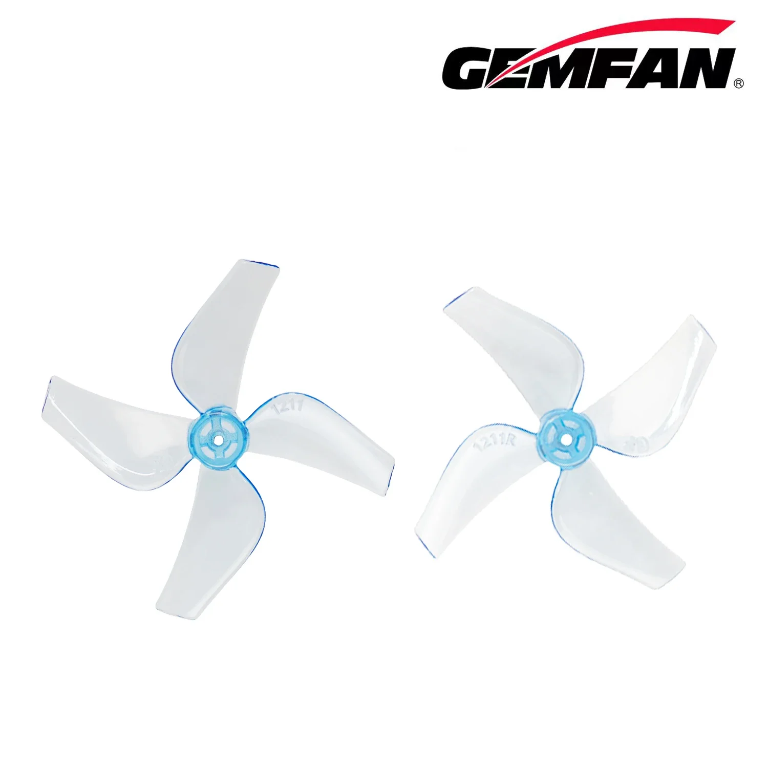 Gemfan 1211 Lightweight 31mm Quadcopter Props - 4-Blade Design for 0702 Mini Drone Motors - 16PC Pack