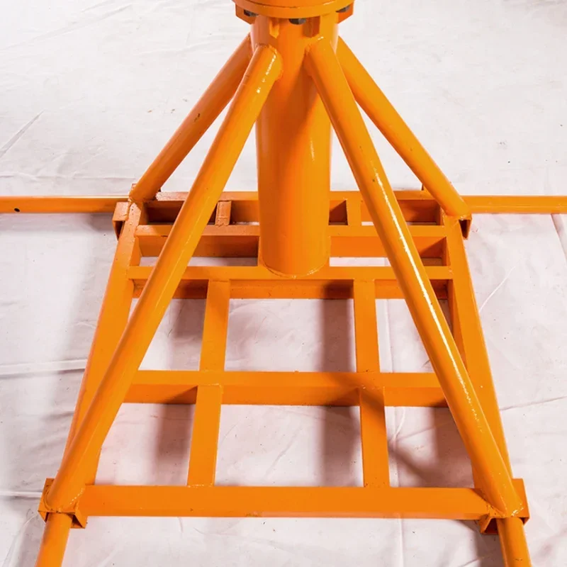 Gru per esterni con paranco decorativo per edifici con gru piccola con gru a grano da 360 gradi