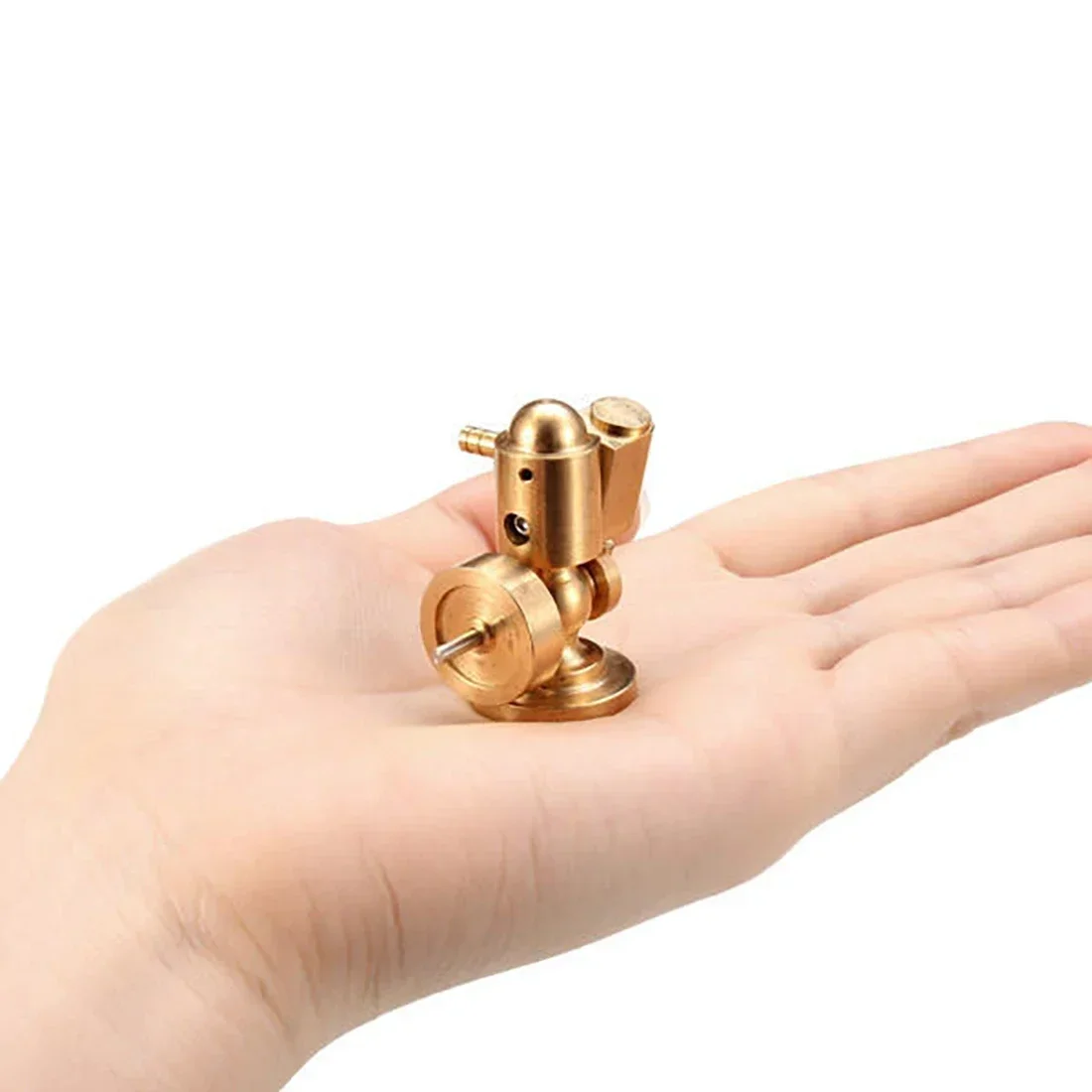 Mini Single Cylinder Pure Copper Steam Engine Model Toy For Engine Power RC Ship Model Physical Experiment Toy Gift