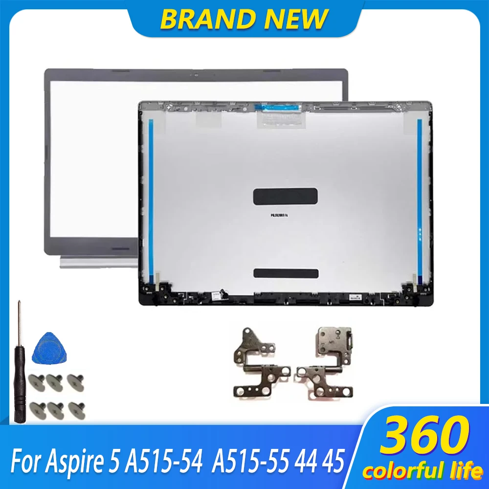 New For Aspire 5 A515-54 A515-54G A515-55 A515-55G A515-44 A515-45 N18Q13 Laptop LCD Top Screen Back Cover Front Bezel Hinges