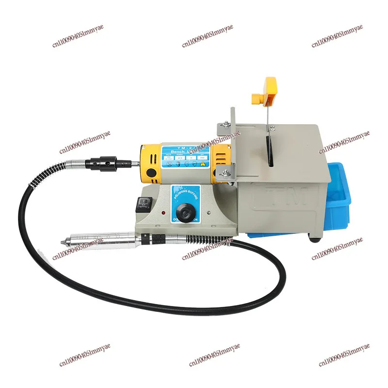 

Gem Jewelry Rock Bench Polishing Grinding Machine Bench Lathe Polisher Grinder 110V/220V