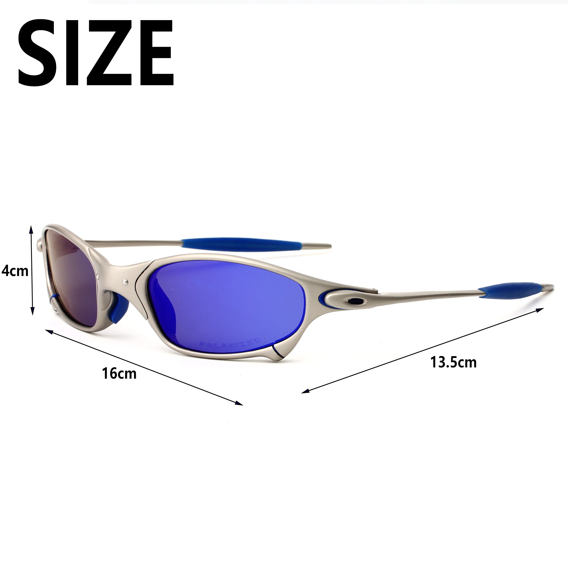 Sports Polarized Sunglasses Men Women Cycling Aluminum Metal Frame Riding Flash Iridium Mirror Goggles MTB Bike