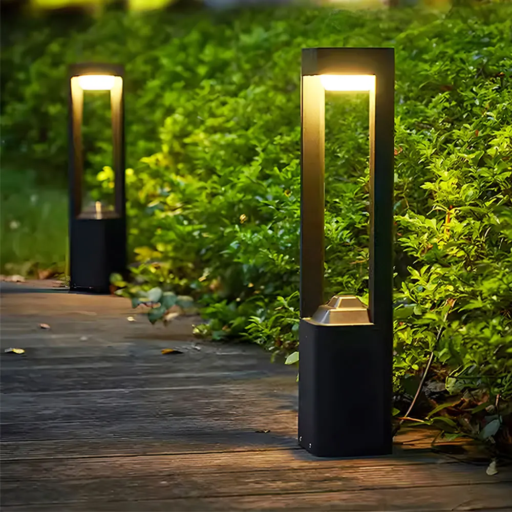 

Modern Outdoor LED Garden Lamp IP65 Aluminum With CCT 220V AC & Solar Power Supply For Outdoor Garden Lighting
