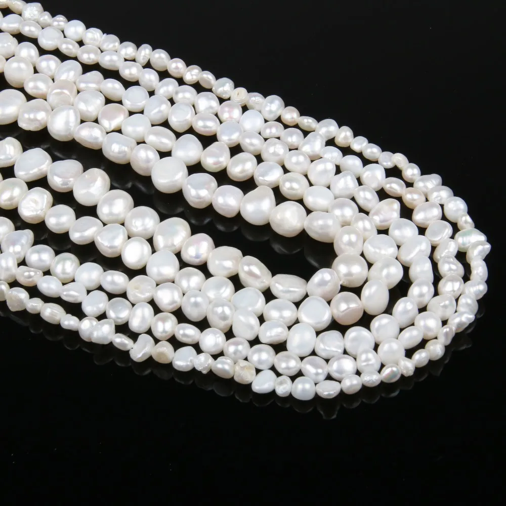 

100% Natural Freshwater Pearl Vertical Hole Irregular Shape Spacer Beads for Jewelry Making DIY Necklace Bracelet Accessories