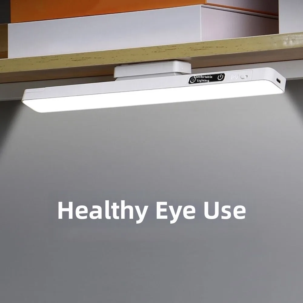 

Светодиодная сенсорная настольная лампа для защиты глаз, 3/5 цветов с дистанционным управлением, магнитная настольная лампа, бесплатная энергосберегающая лампа