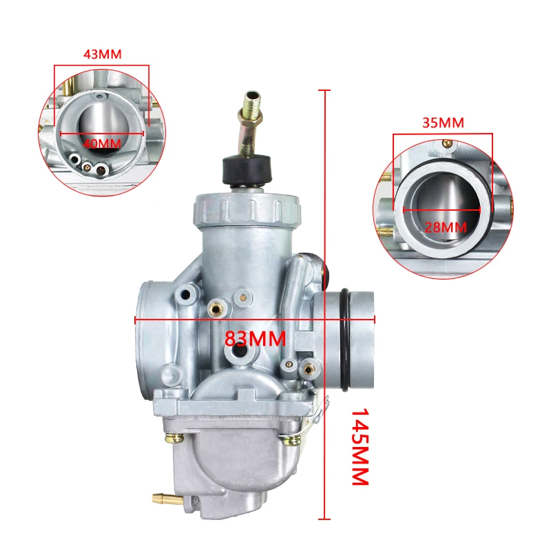 AFH 28mm Motorcycle Carburetor  For Dirt Bike Yamaha DT 125 DT 125 Suzuki TZR125 RM65 RM80 RM85 DT175 RX125