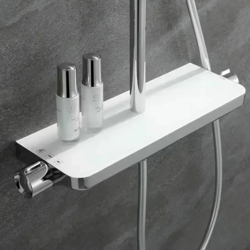 Bathroom Shower Set, Household Toilet Fashion Head Temperature Control