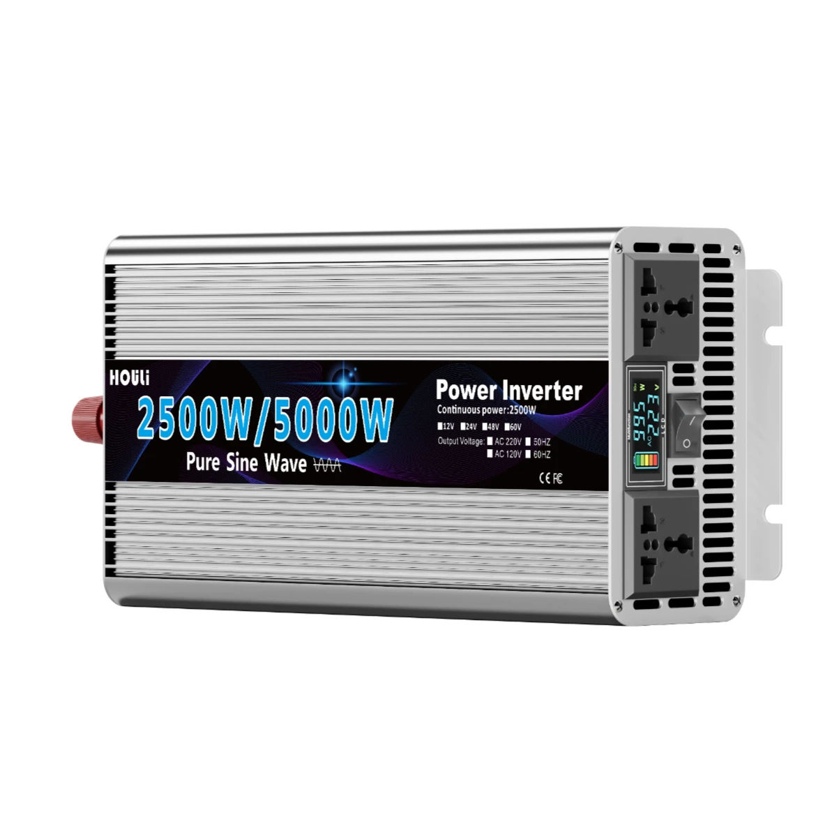 【2026】HOULI 2000W~8000W Pure Sine Wave Inverter | 12V/24V DC To 220V AC Converter For Car RV Solar System
