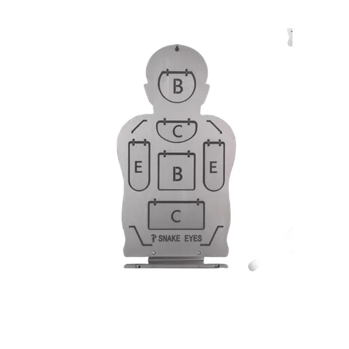 Imagen 2 del producto IDPA Acero inoxidable Color original cepillado. Se utiliza para entrenamiento de tiro.