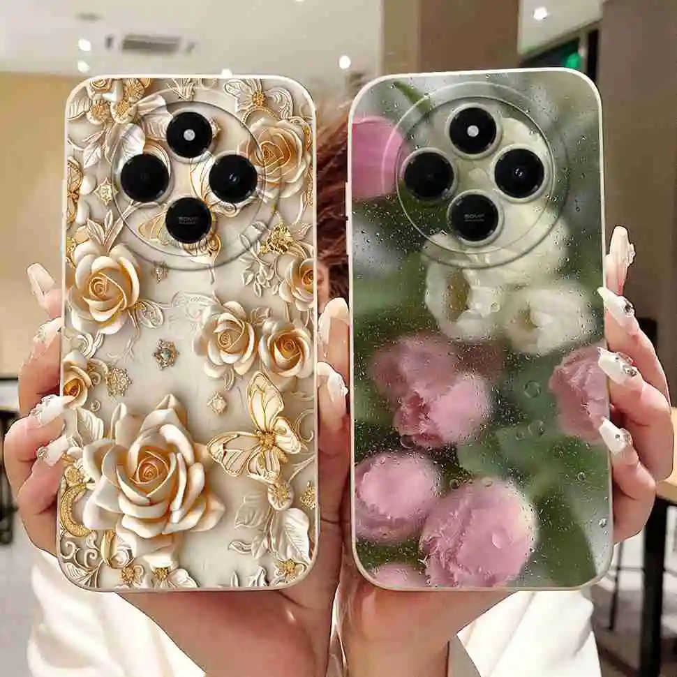 For Xiaomi Redmi 14C 4G Casing Popular Painted Soft Silicone Phone Cover For  Xiaomi Redmi14C Poco C75 C 75 4G Case Bags