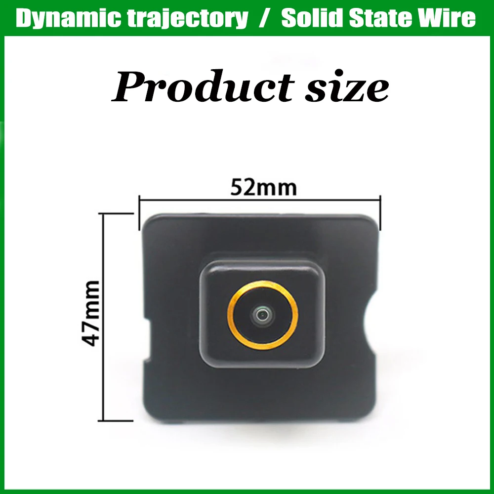 HD عين السمكة عكس الكاميرا لمرسيدس بنز GL الفئة X164 2007 ~ 2012 للرؤية الليلية الرؤية الخلفية احتياطية كاميرا لموقف السيارات CCD #3