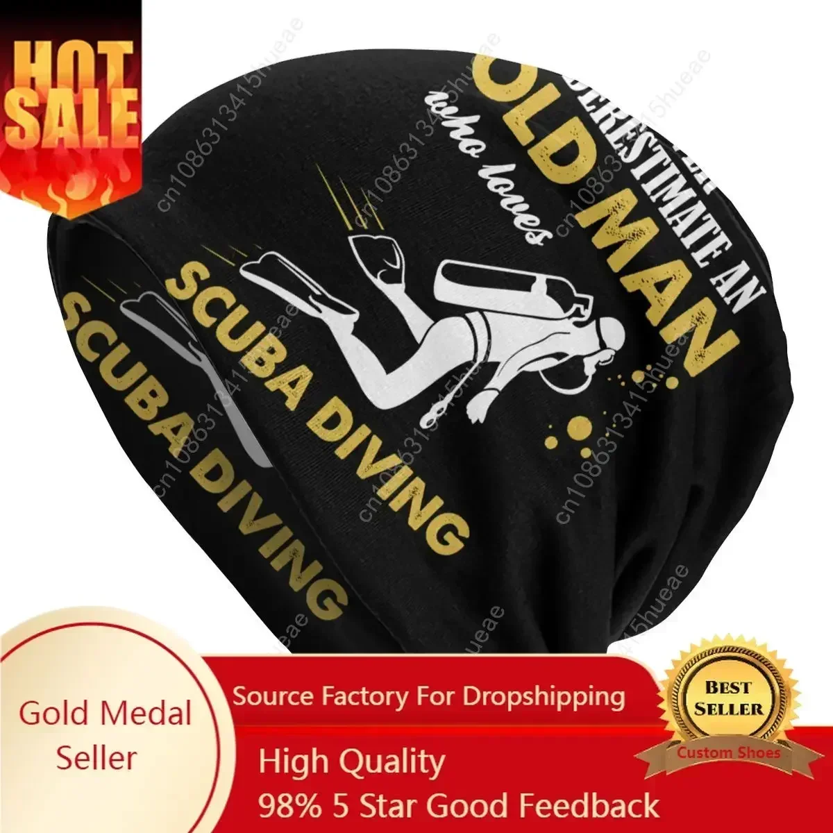 

Bonnet Winter Warm Knitted Hat Loves Scuba Diving Beanies Caps Adult Dive Quote Tee for Diver Lover Beanie Hats Outdoor Ski Cap