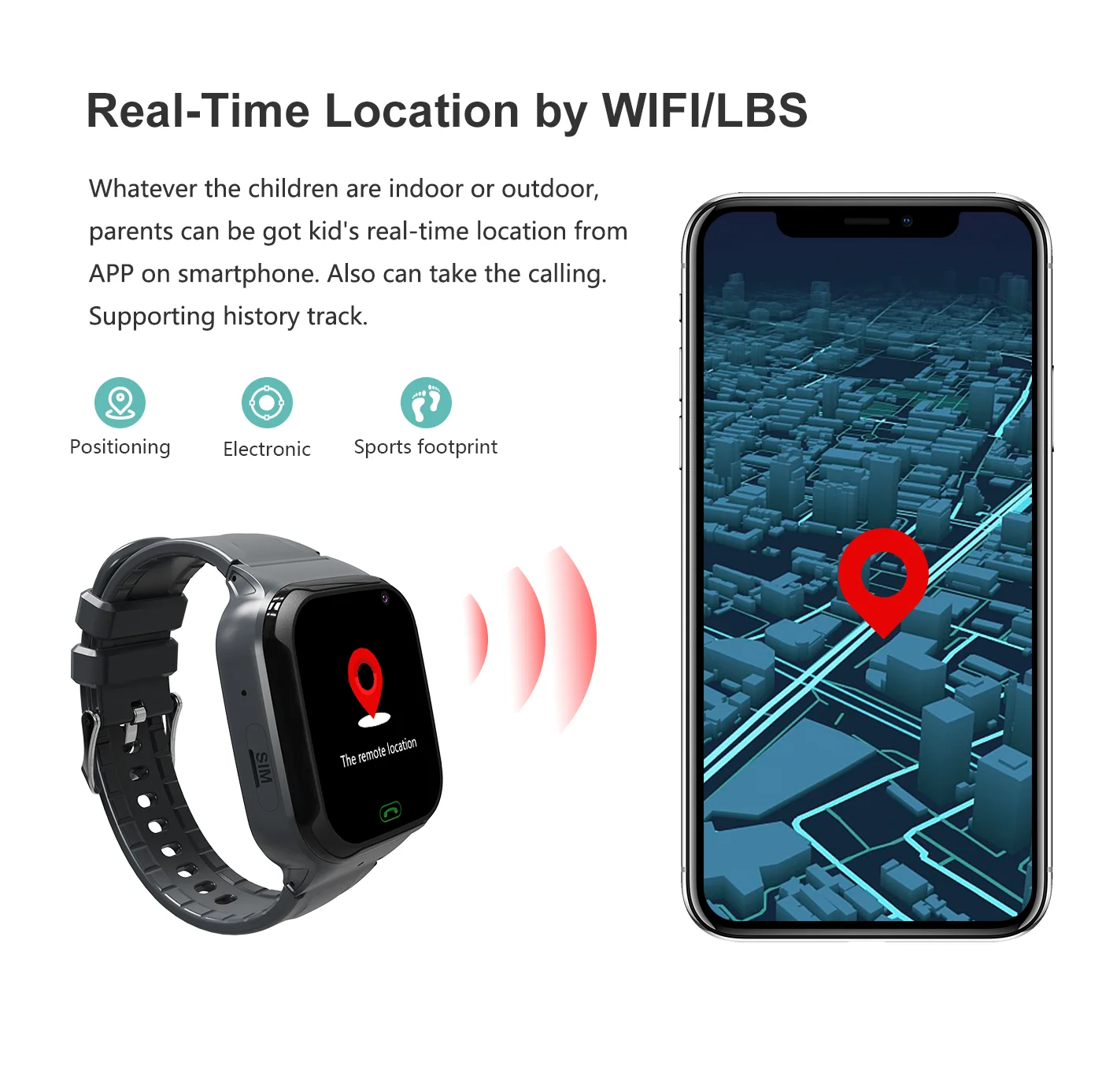 4G 어린이 스마트 워치 GPS 트래커 SOS 전화 Smartwatch 어린이 방수 비디오 호출 원격 사진 LBS WIFI 소년과 소녀에 대 한
