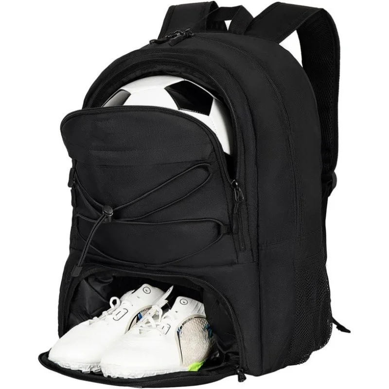 Plecak piłkarski podróżny sportowy z poduszką plecak szkolny studencki męski z przegrodą na buty